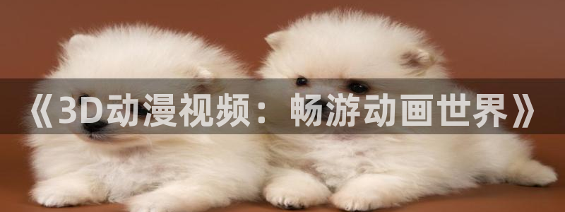 秋叶原动漫天堂：《3D动漫视频：畅游动画世界》