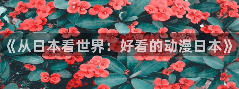 禁漫动漫天堂：《从日本看世界：好看的动漫日本》